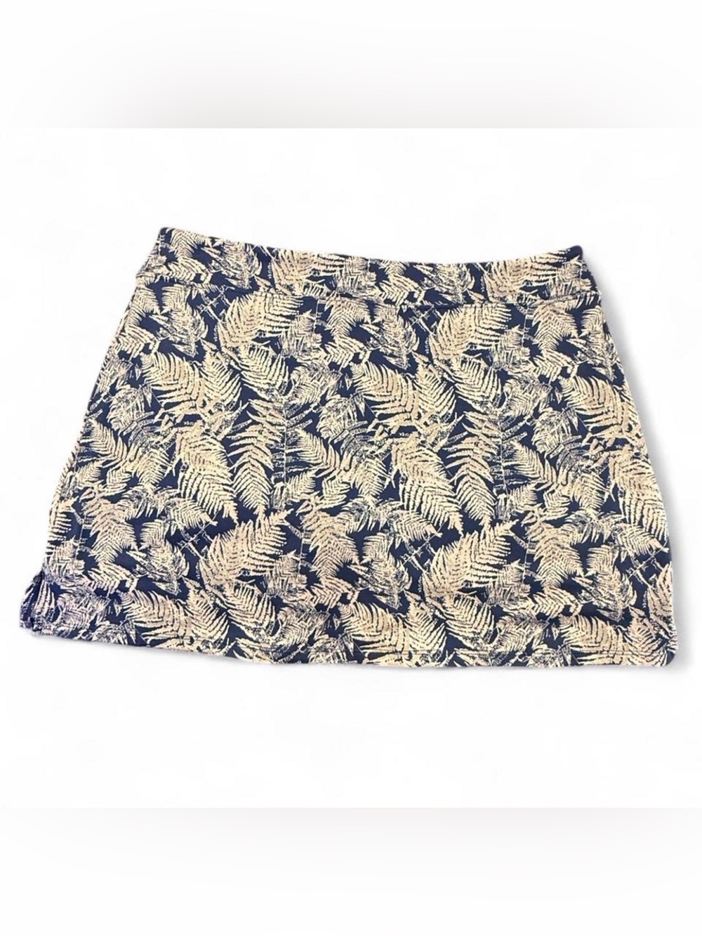 Tranquility by Colorado Clothing Navy Skort with White Fern Print - Picture 5 of 8